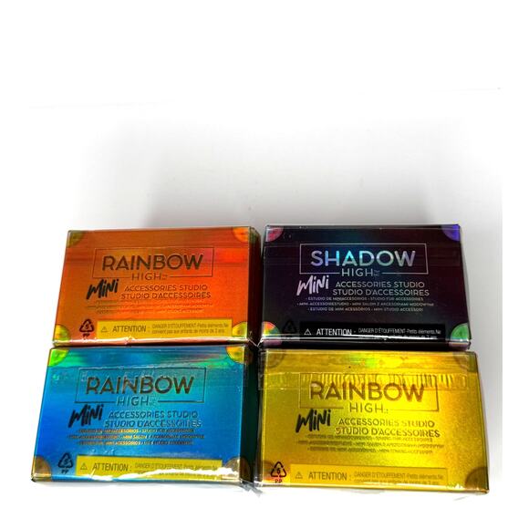 NIB Series 1 Rainbow High Mini Accessories Studio Handbags Shoes Collection of 4 - Picture 3 of 6